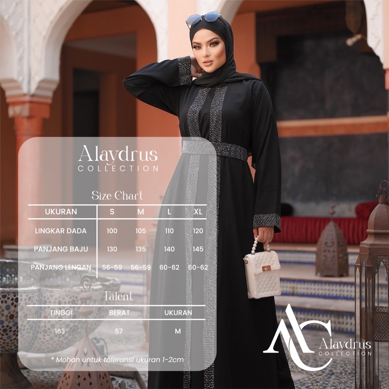 Baju Muslim Abaya Bordir Arab Saudi Bordir Zephy Turki 544