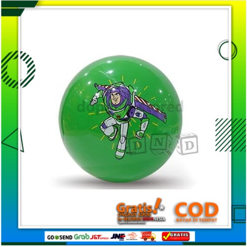 Mainan Anak Innovative Ball Bola Karet Karakter Disney Toy Story Buzz