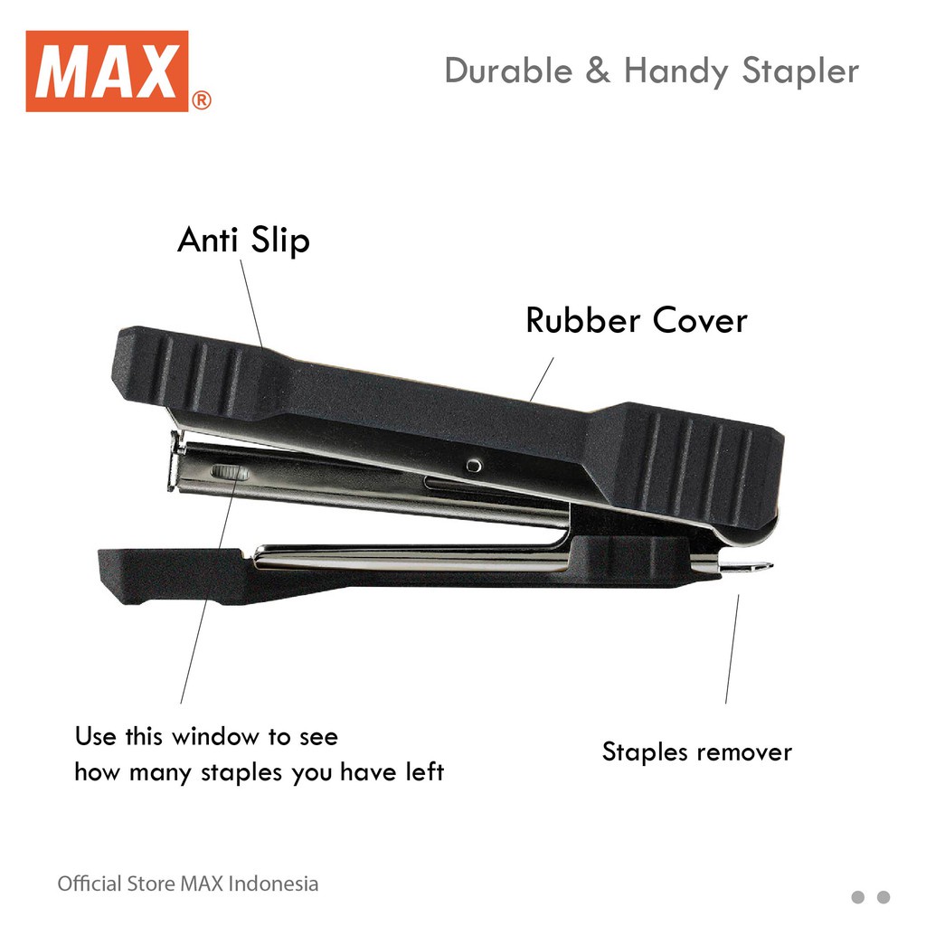 

Stapler / Hekter / Staples MAX HD-10G Moss Green Beige Charcoal Grey