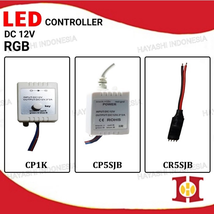 Kontroler LED RGB DC12V Controller LED Strip