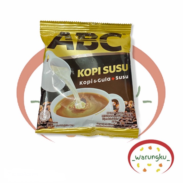 Kopi ABC Kopi Susu 31gr SATUAN