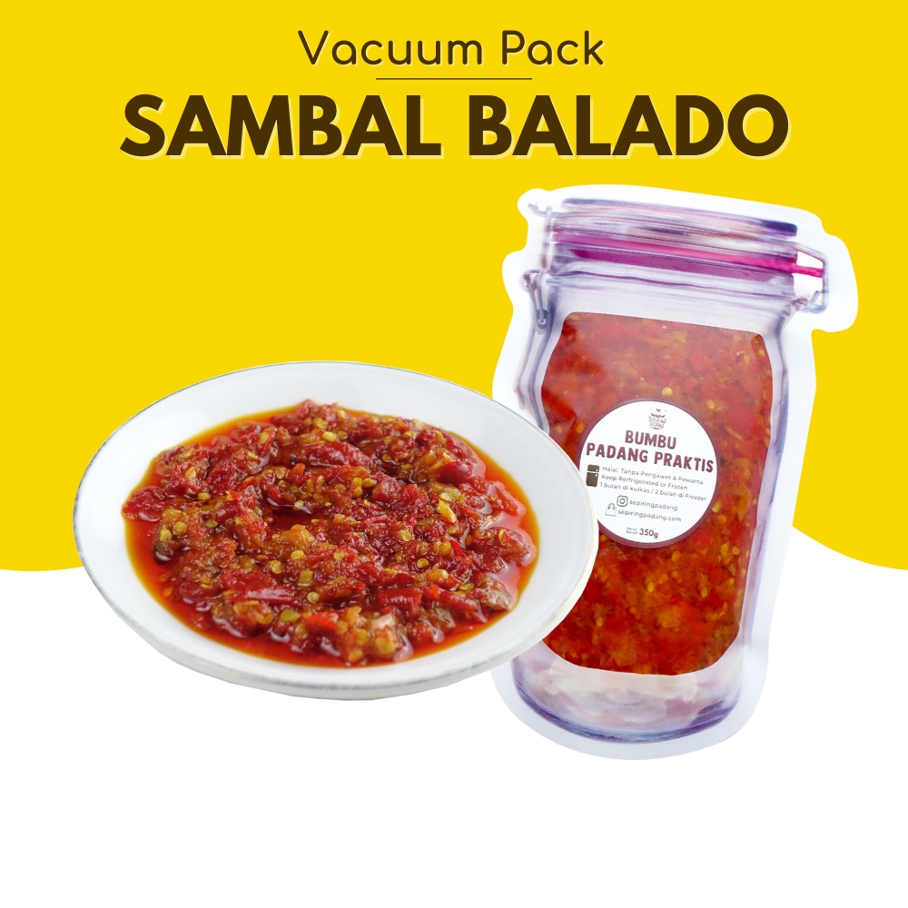 

Sepiring Padang - Sambal Balado Vacuum Pack