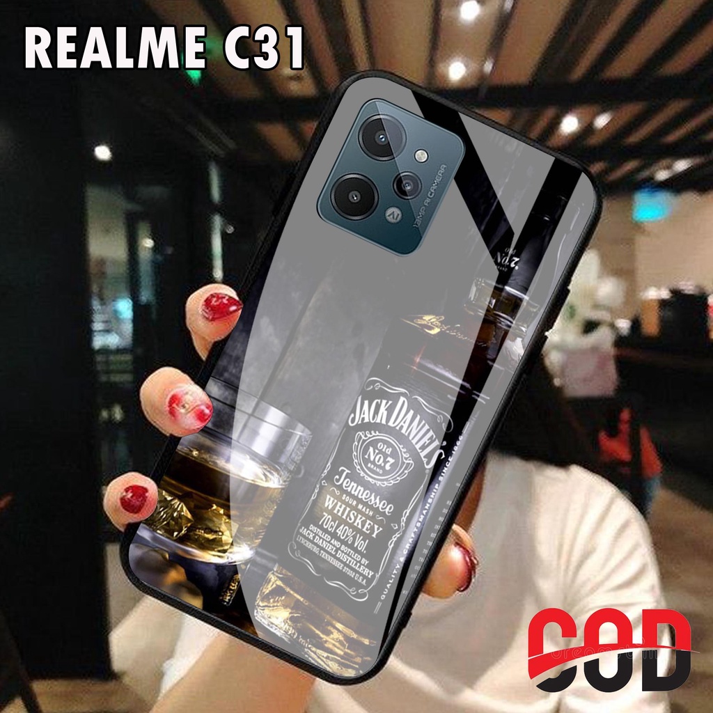 Softcase Kaca Realme C31 - Casing Hp Realme C31  - Case Hp Realme C31 - Softcase Realme C31 [H08]
