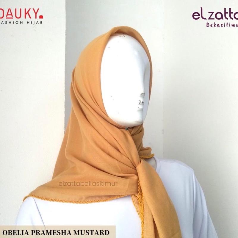 Obelia Pramesha Jilbab Segiempat Polos Premium Elzatta Hijab