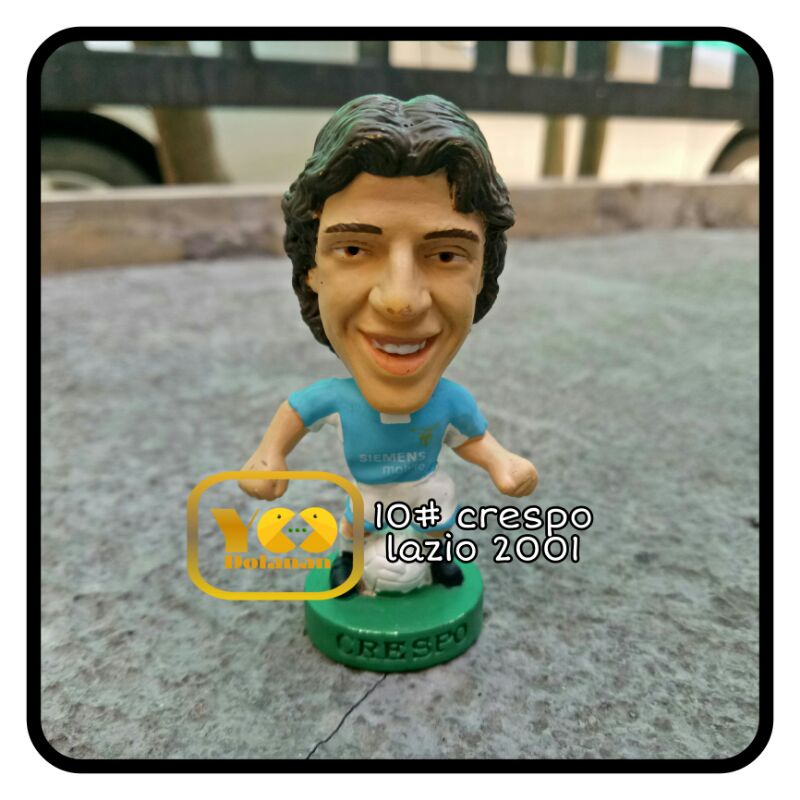 10# CRESPO - LAZIO 2001 CORINTHIAN PROSTARS FIGURE PEMAIN BOLA