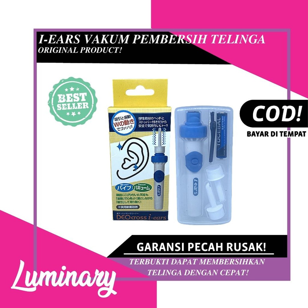 I-Ears Vacuum Cleaner Pembersih Telinga Korek Kuping Vakum Cleaner Alat Pembersih Telinga Anak