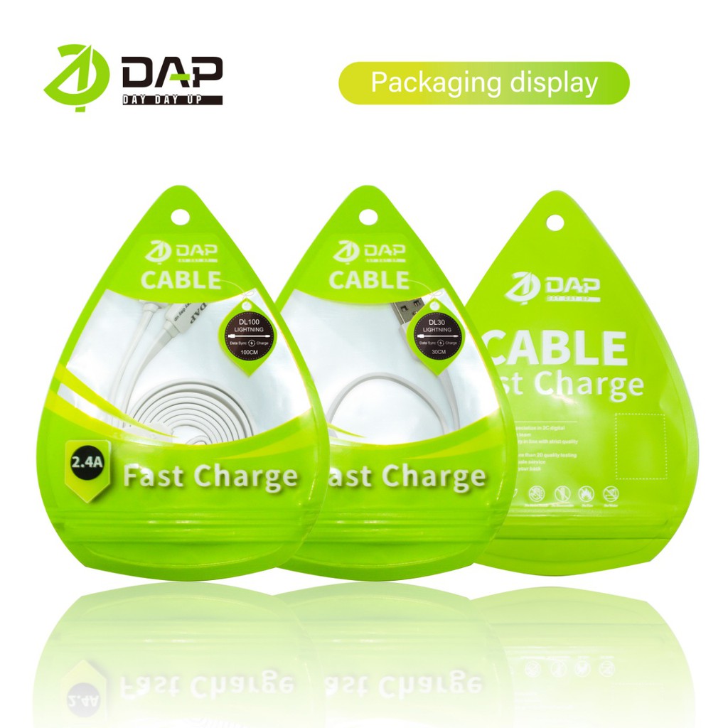 DAP DT30 Data Cable Type-C Fast Charging 2.4A 30cm