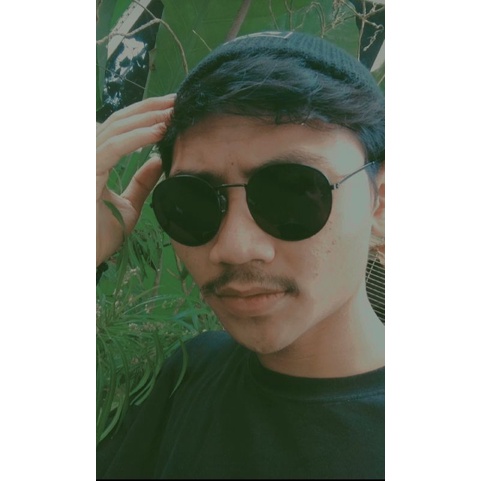 KacaMata Hitam Boboho Style Korean Frame Metal Kekinian Pria/Wanita