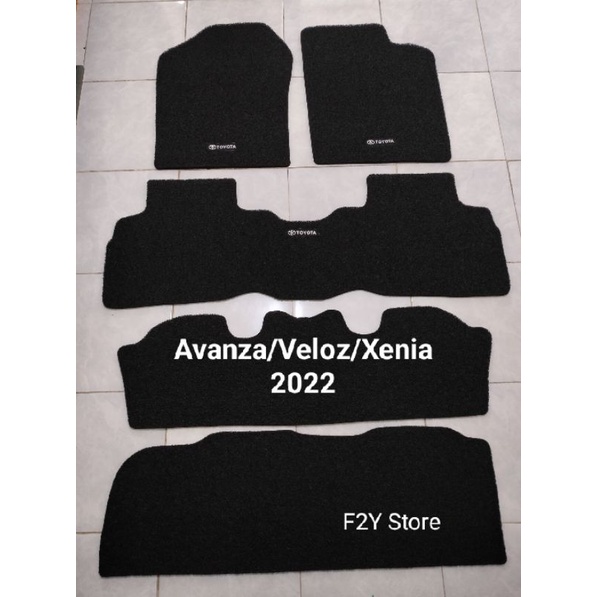 Karpet Mobil Mie Bihun AVANZA VELOZ XENIA 2022 2023 Full Set Bagasi