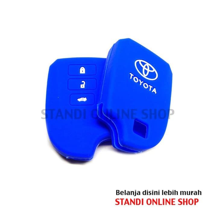 Kondom Kunci Remote Silikon Cover Smart key Toyota New Vios TRD