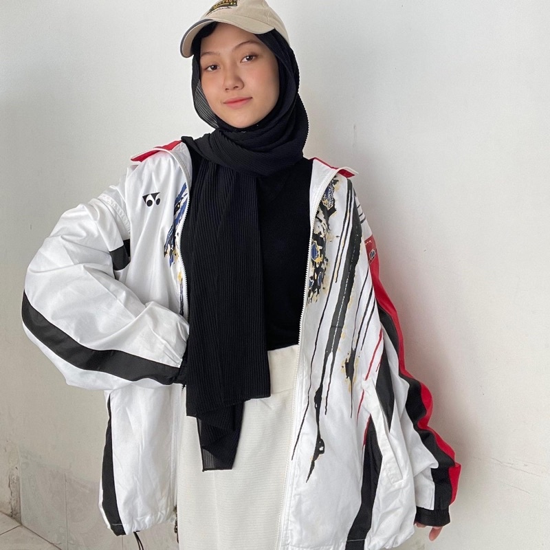 Jaket/Tracktop/colorblock Unisex Vintage YONEX full tag
