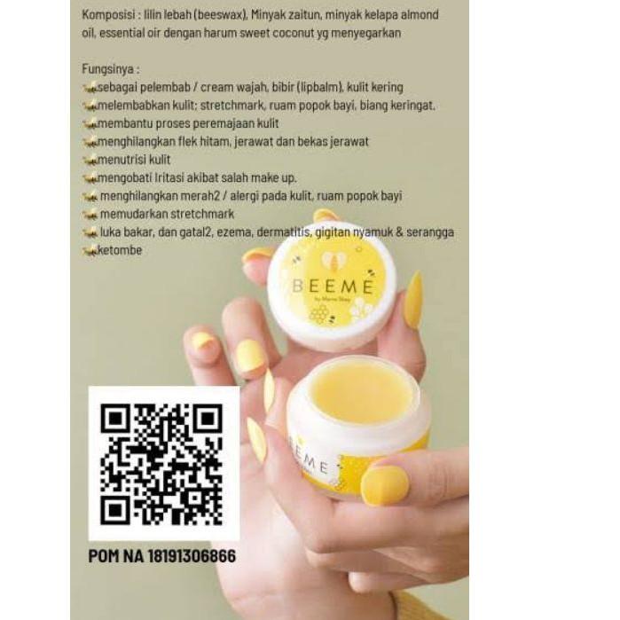 ✷ Beeme bee me nourishing balm by mama shey aman anak melembabkan kulit ruam popok dan dewasa ♝