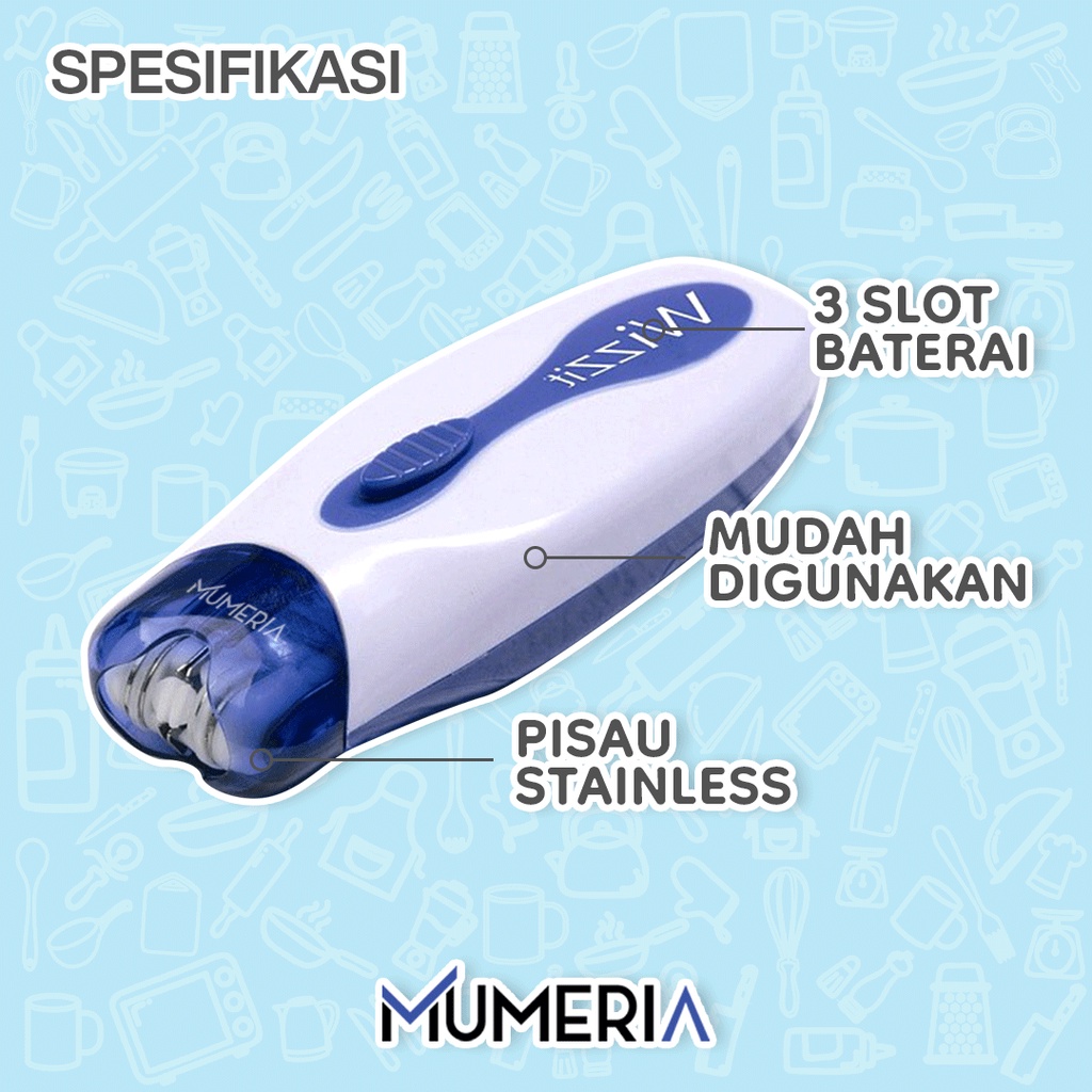 WIZZ IT Hair Removal Epilator Portable Alat Pencukur Penipis Rambut Kumis Bulu Kaki Tangan Ketiak