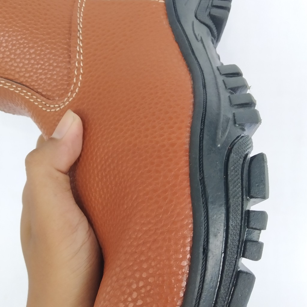 sepatu  safety boot murah berkualitas king gregor Ujung besi terbaik