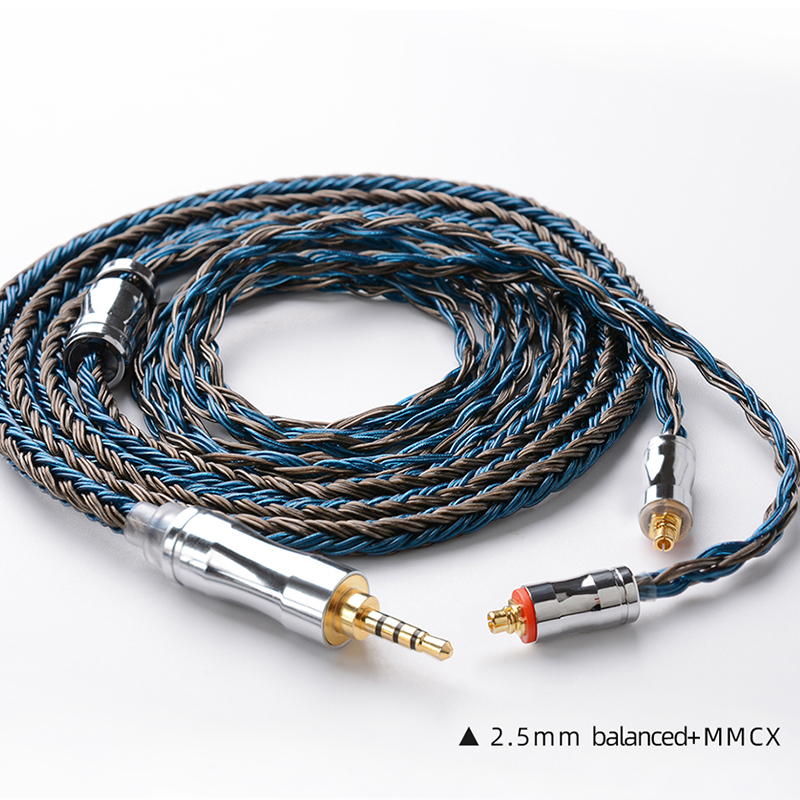 Nicehck C24-2 24 Core Kabel Headset Bahan Tembaga Alloy Lapis Silver 3.5mm / 2.5mm / 4.4mm Mmcx / Nx7 / Qdc / 0.78 2pin A6 Mk Lz3