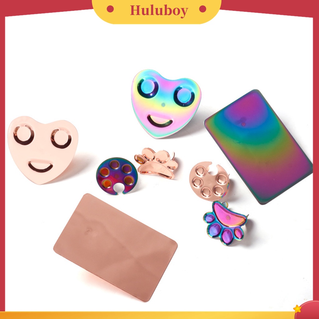 Huluboy Huluboy♡ Cincin Palet Display Warna Kuku Multifungsi Untuk Manicure