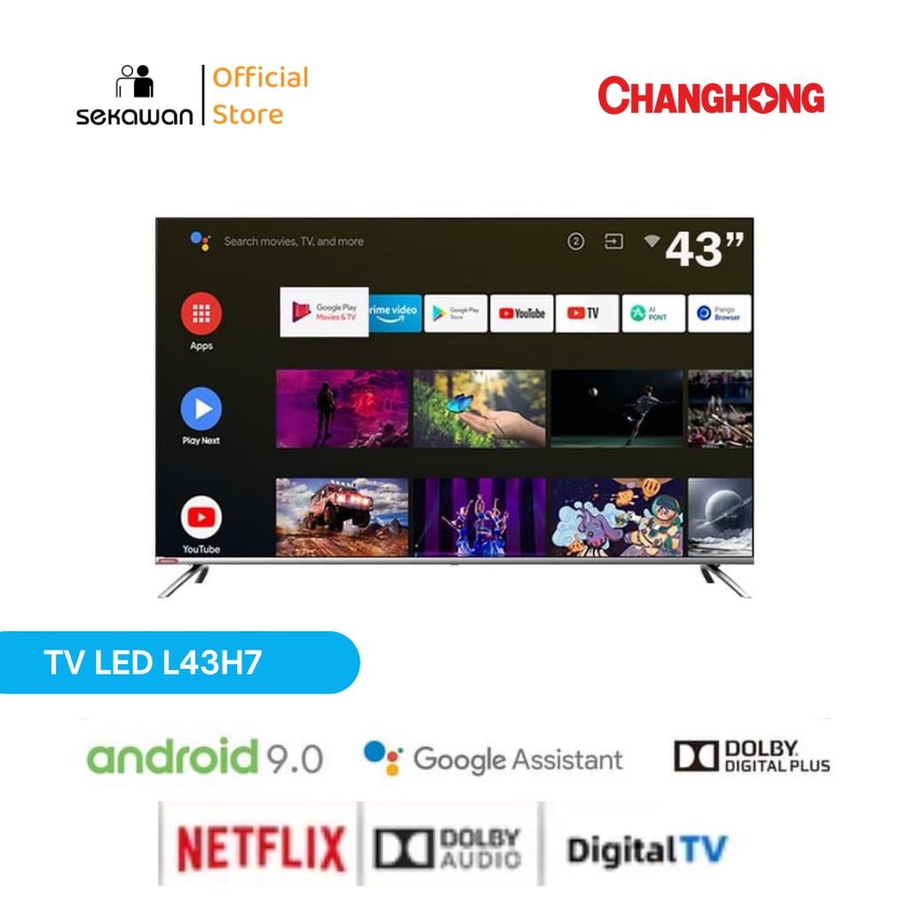 LED 43 Smart TV Android 43H7 CHANGHONG