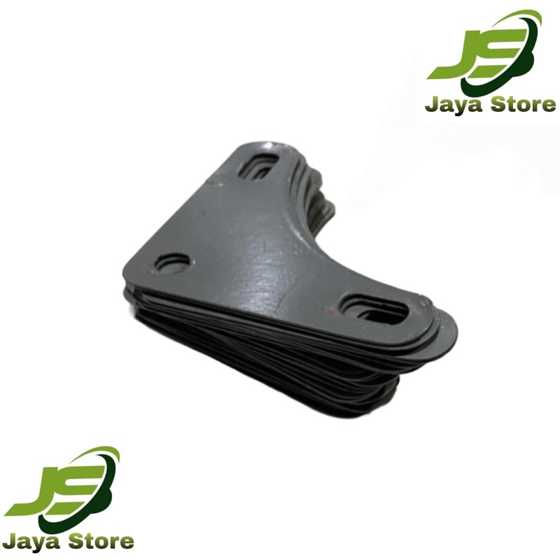 10 PCS Siku segitiga besi lubang/ plat siku lubang/pelat siku lubang rak besi