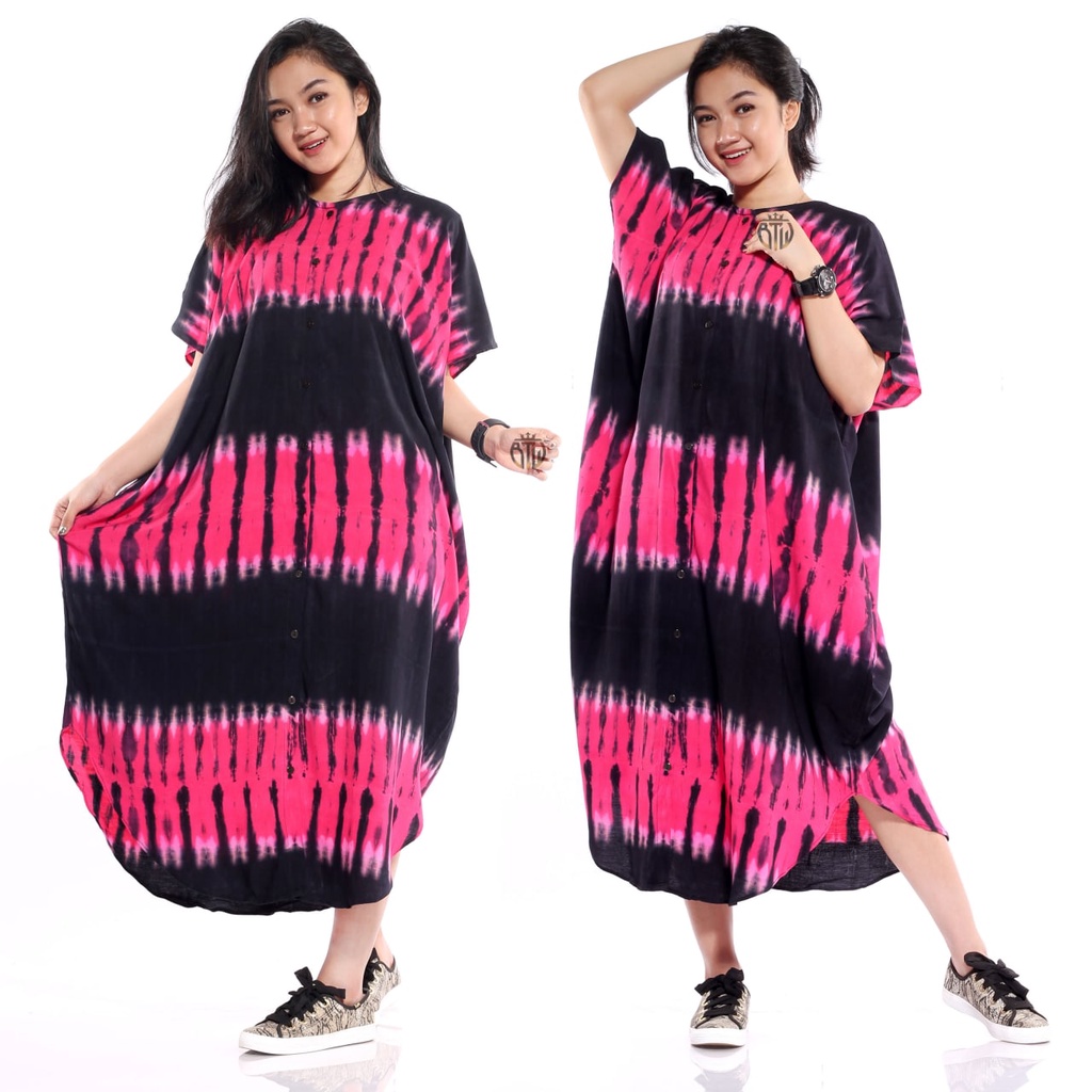 Daster Lowo Cap Allsize LD 165cm PJ 120cm Bahan Kain Santung Tebal #daster #wanita #dress