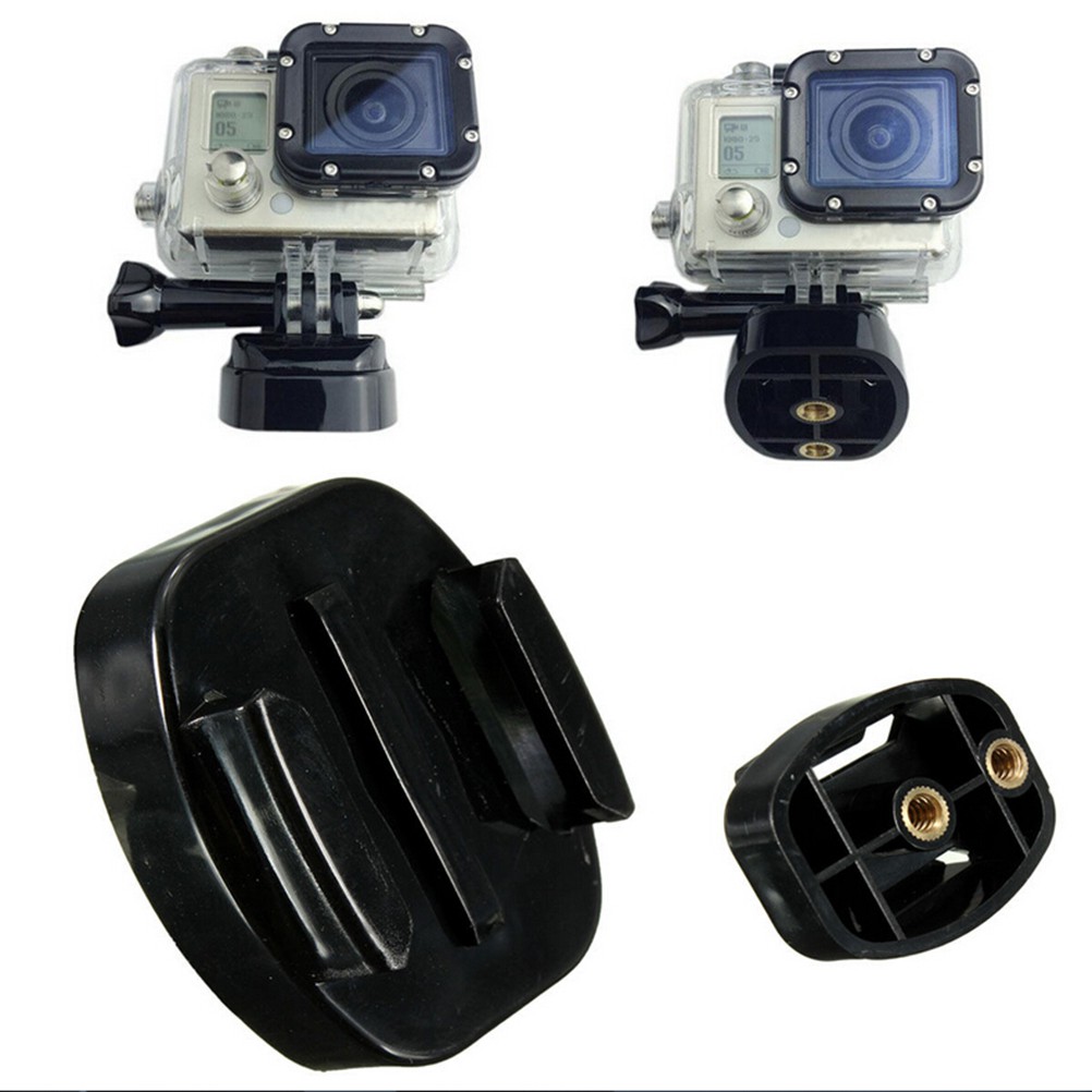 (Ele) Adapter Tripod Mount Quick Release Warna Putih Untuk Kamera Gopro Hd Hero 4 3 + 3 2 1