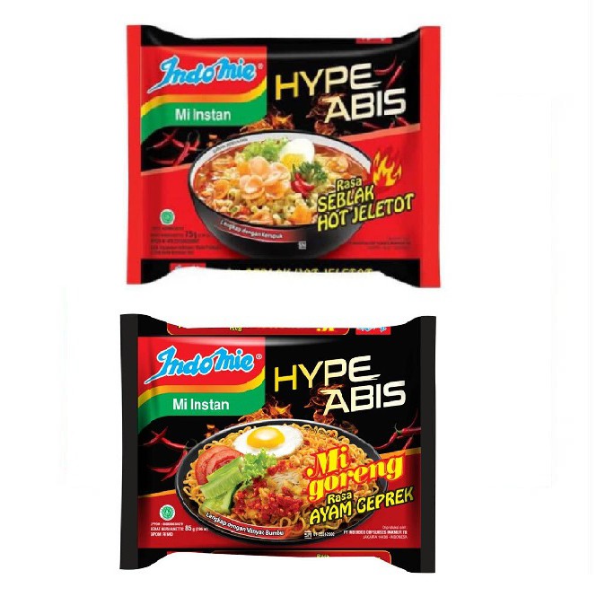 

INDOMIE Hype Abis Seblak Hot Jeletot Ayam Geprek Mieghetti 75 gram - Mi Instan