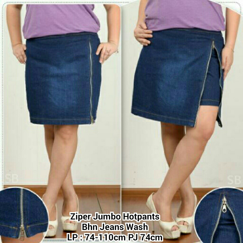 SB Collection Celana Pendek Adoria Jumbo Jeans Wanita