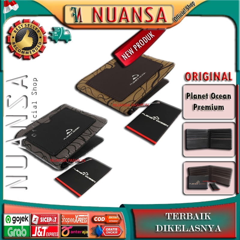 Dompet Pria Premium Planet Ocean DPO297780 Original Produk