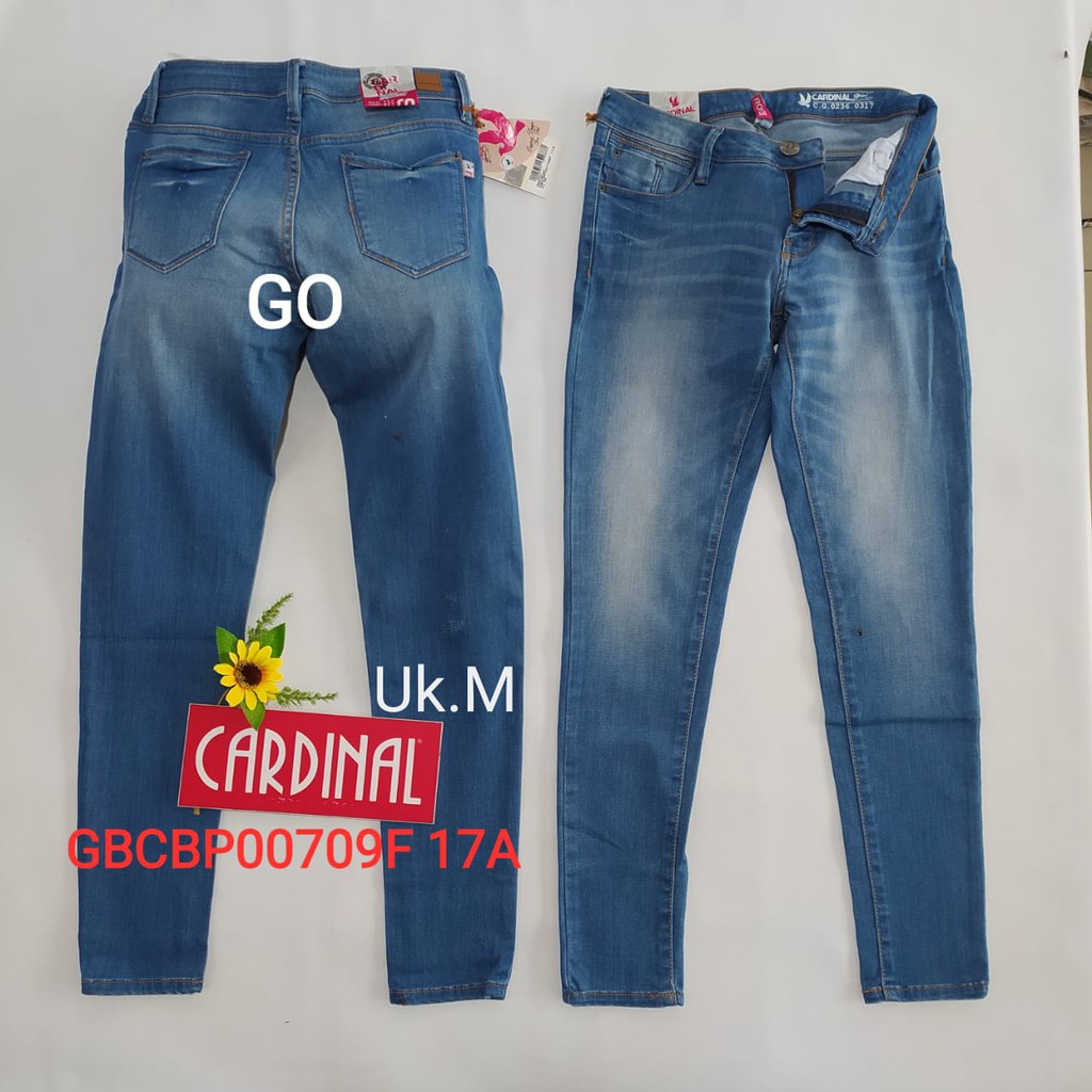 gof M CELANA JEANS CARDINAL Pensil Casual Stretch Skinny Slimfit Super Skinny Celana Panjang Ladys