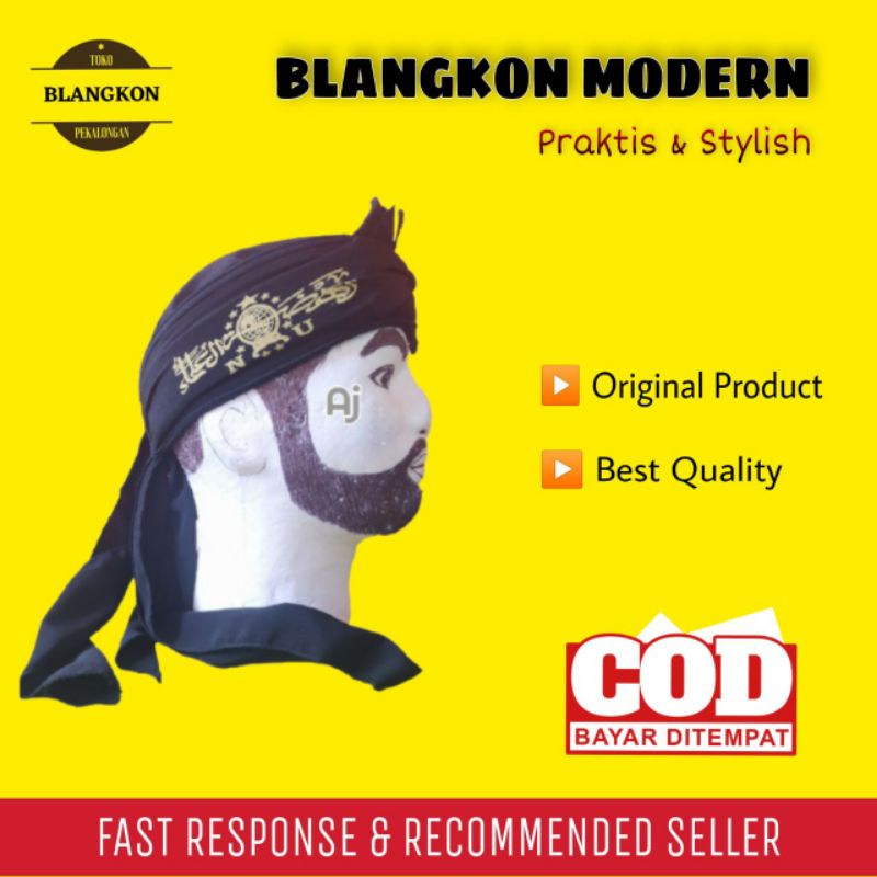 Peci Hitam NU Iket Udeng Sunda Topi Pria Dewasa Blangkon Jawa Jogja Totopong Sunda Peci Jogokariyan