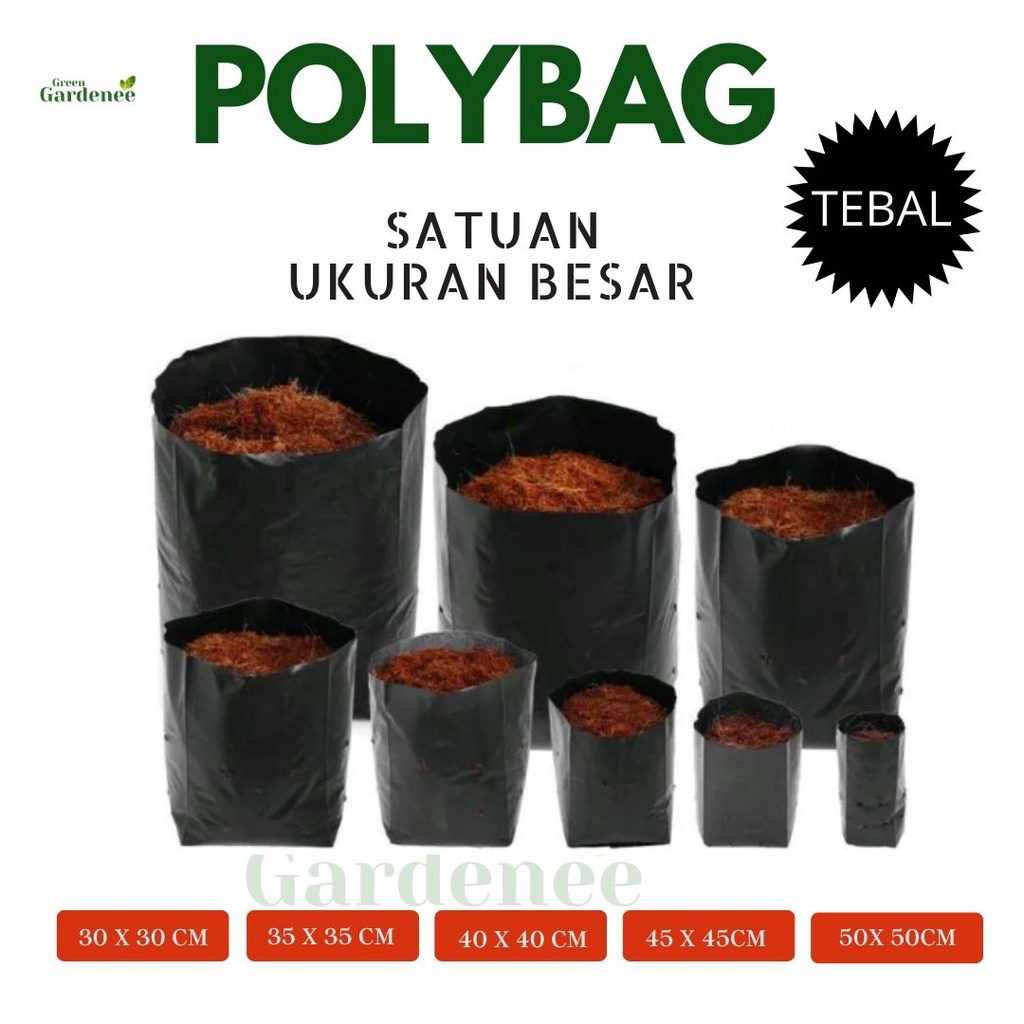 Jual Plastik Polibag Polybag Untuk Semai Berbagai Ukuran X X X X X Shopee