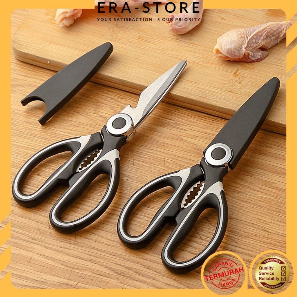 

Gunting Dapur Serbaguna Gunting Ikan Ayam Daging Stainless Steel | Era-Store