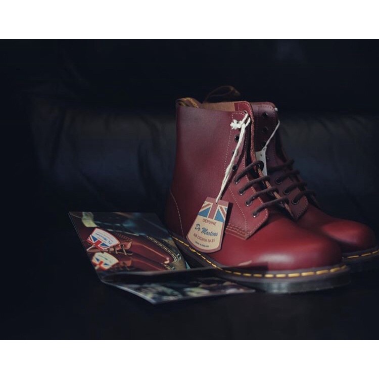Dr martens 1460 vintage oxblood, made in england
