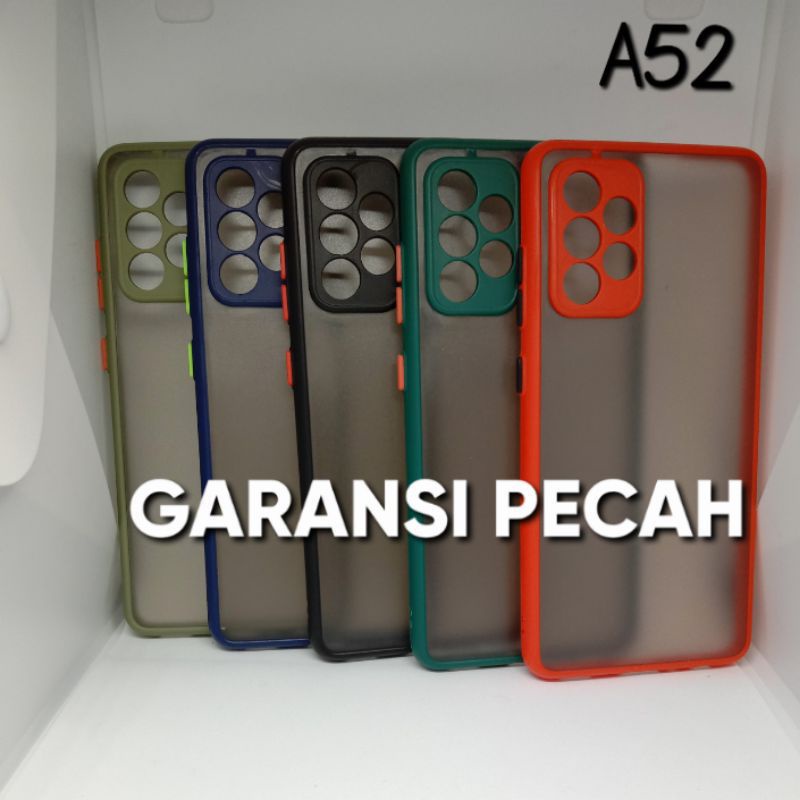 CASE DOVE SAMSUNG A52 4G / A52 5G - CASE TRANSPARAN MACARON