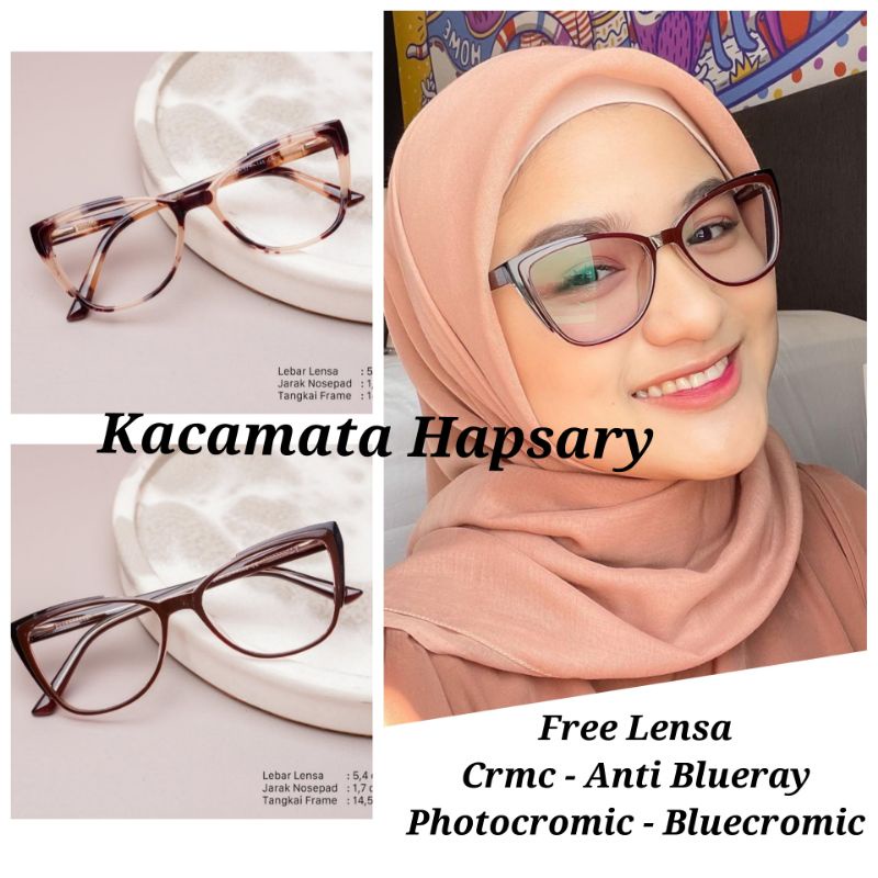 BEST SELLER!! FRAME KACAMATA MINUS FRAME YUUTOO 7006 FREE LENSA ANTI RADIASI | KACAMATA WANITA ANTI UV