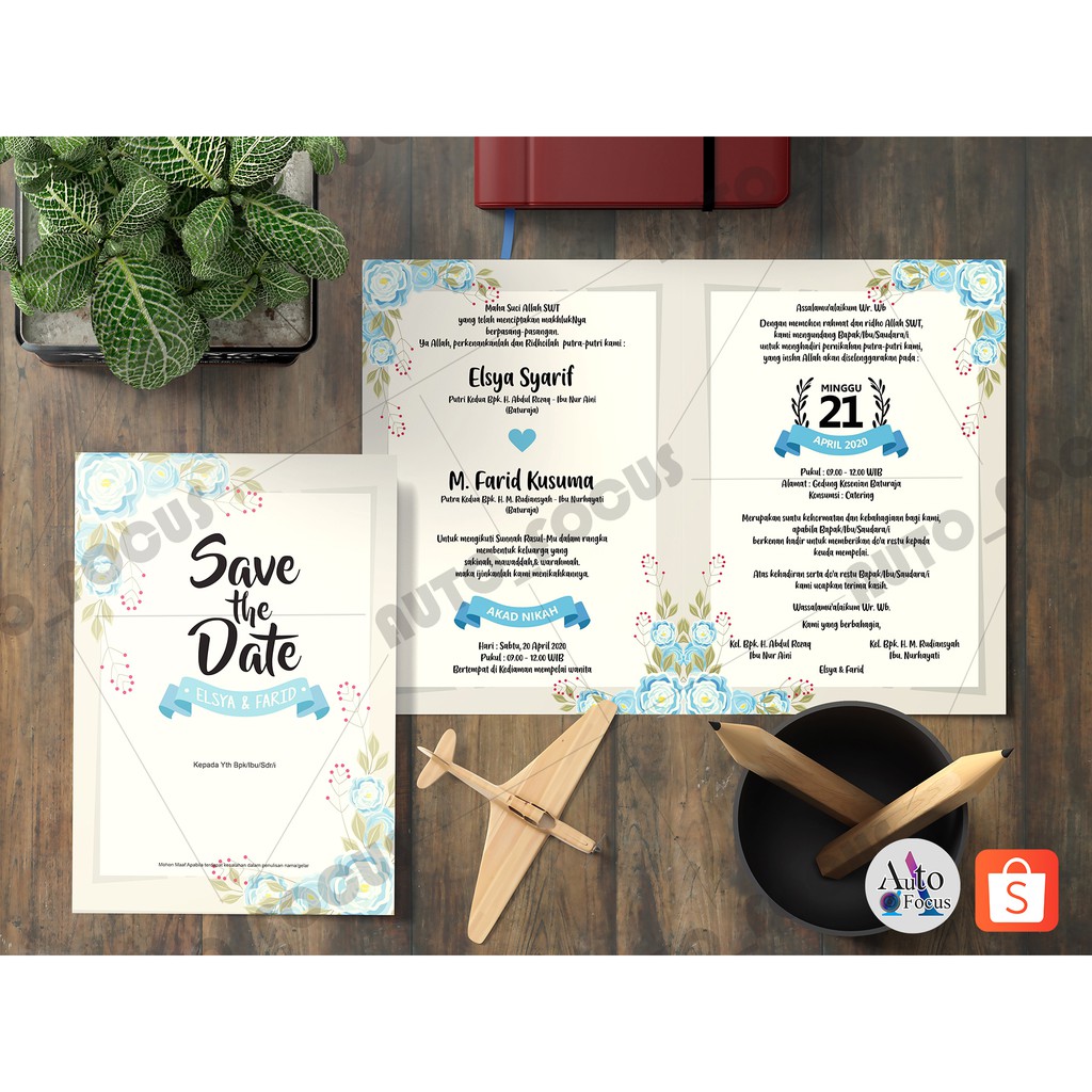 KARTU UNDANGAN PERNIKAHAN