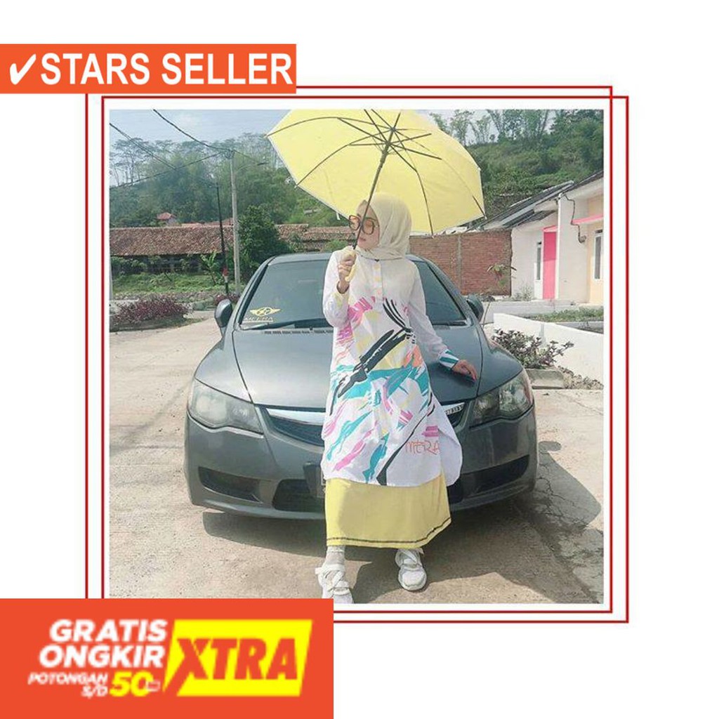 BAJU MUSLIM TERKINI TERBARU WANITA MURAH CEWE ASLI / set mozaic by meera