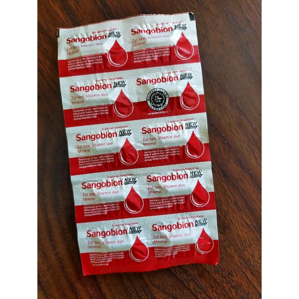 Jual Sangobion Kapsul 1 Strip 10 Kapsul Shopee Indonesia