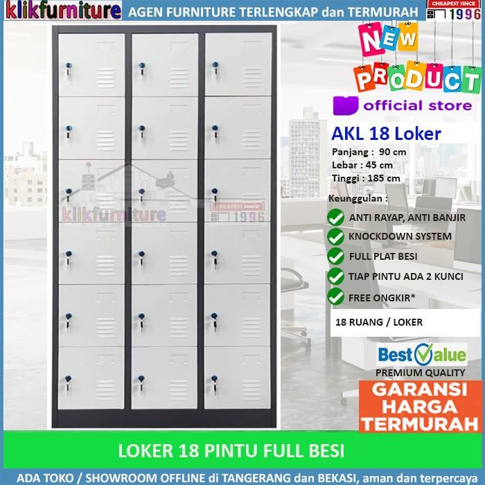 

Cabinet | Loker Kabinet / Cabinet Locker 18 Pintu Akl 18