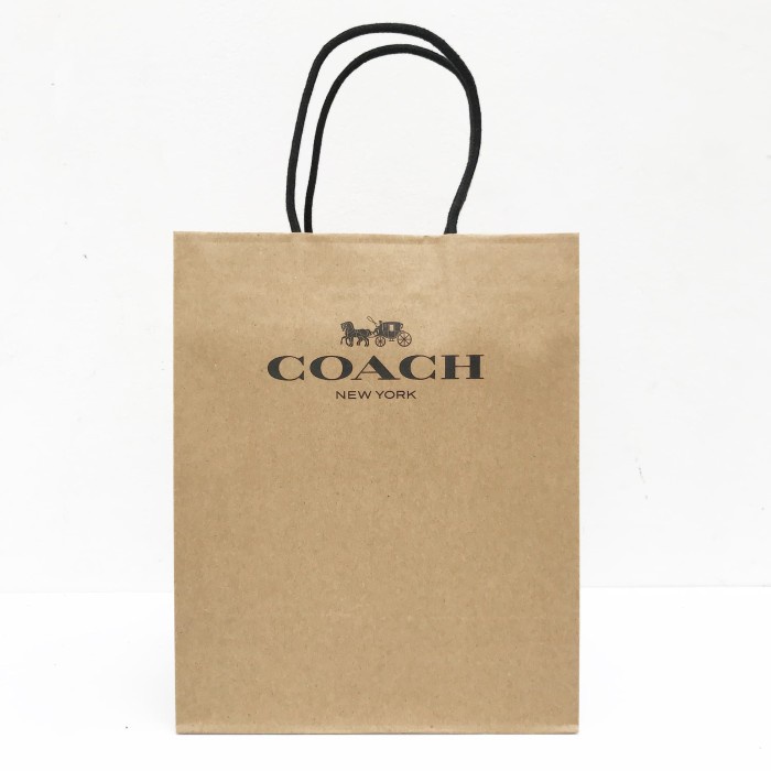 

✨ BISA COD ✨ coach paperbag size small