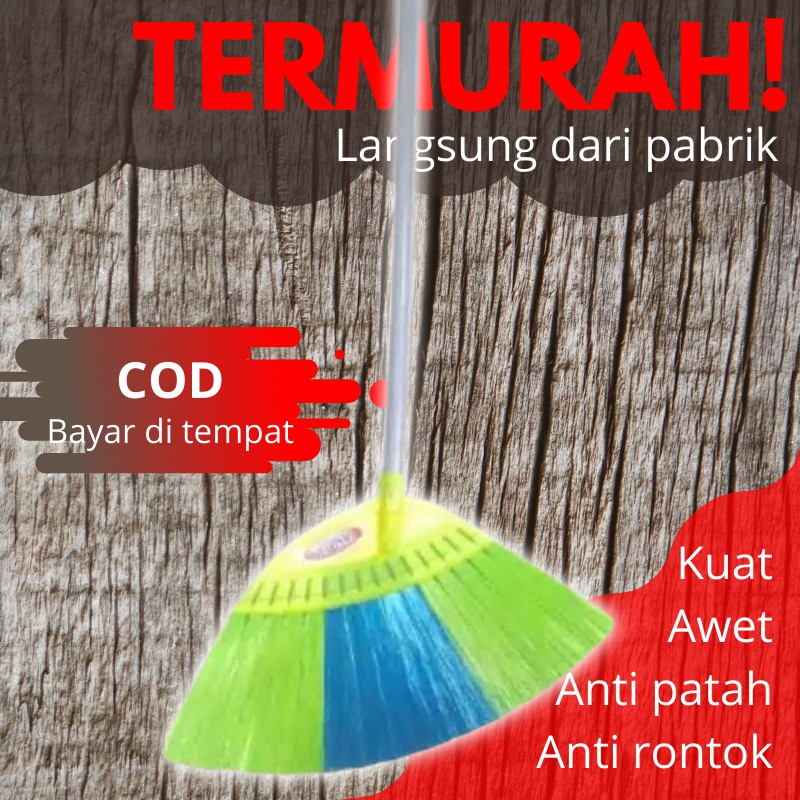 SAPU LANTAI / SAPU LANTAI NILON / SAPU SENAR / SAPU LANTAI SENAR MURAH / SAPU LANTAI SENAR BAGUS