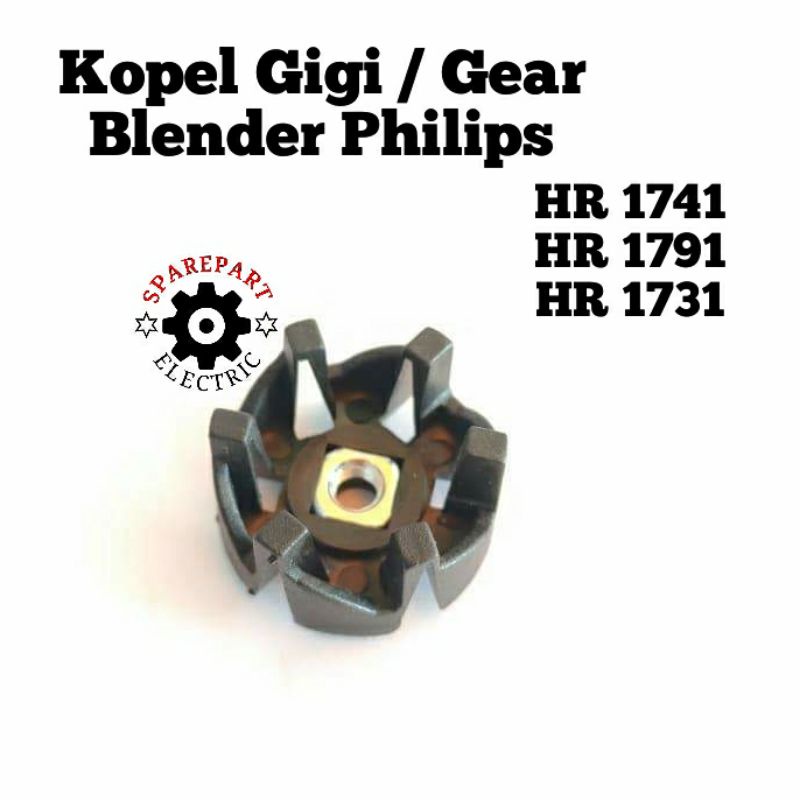 KOPEL GIGI / GEAR PISAU BLENDER PHILIPS CUCINA HR 1741 1791 1731 DLL