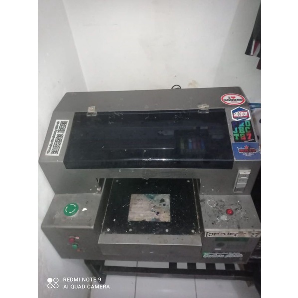 Mesin Sablon DTG Second BU Lengkap Full Set