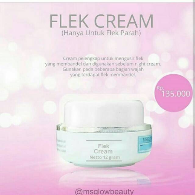 flek forte MS GLOW Cream Flek ORIGINAL 100%