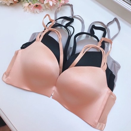 BRA (K-G11A) SEAMLESS FASHION TANPA KAWAT BUSA PUSH UP KAIT DEPAN
