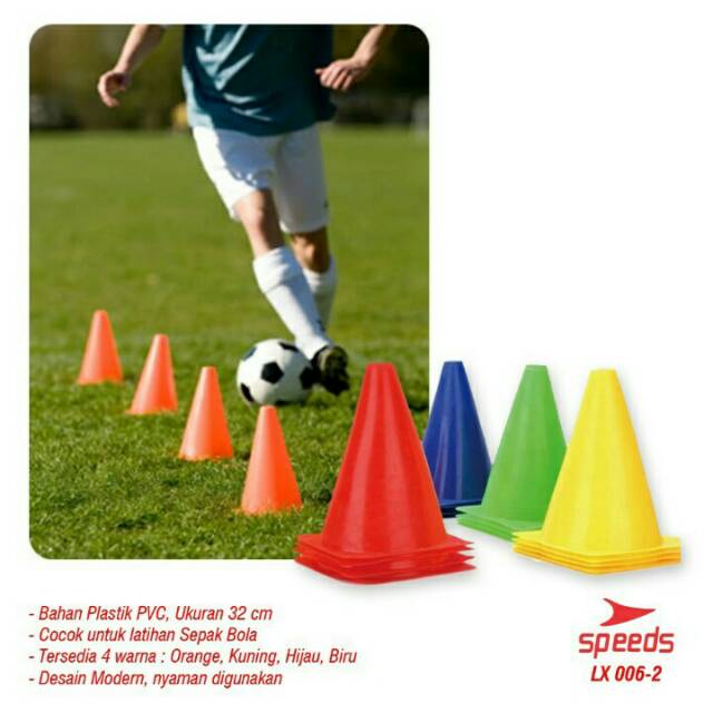 CONE KERUCUT 23CM 32CM CONE KERUCUT 32CM MARKER LATIHAN OLAHRAGA FUTSAL SEPAKBOLA