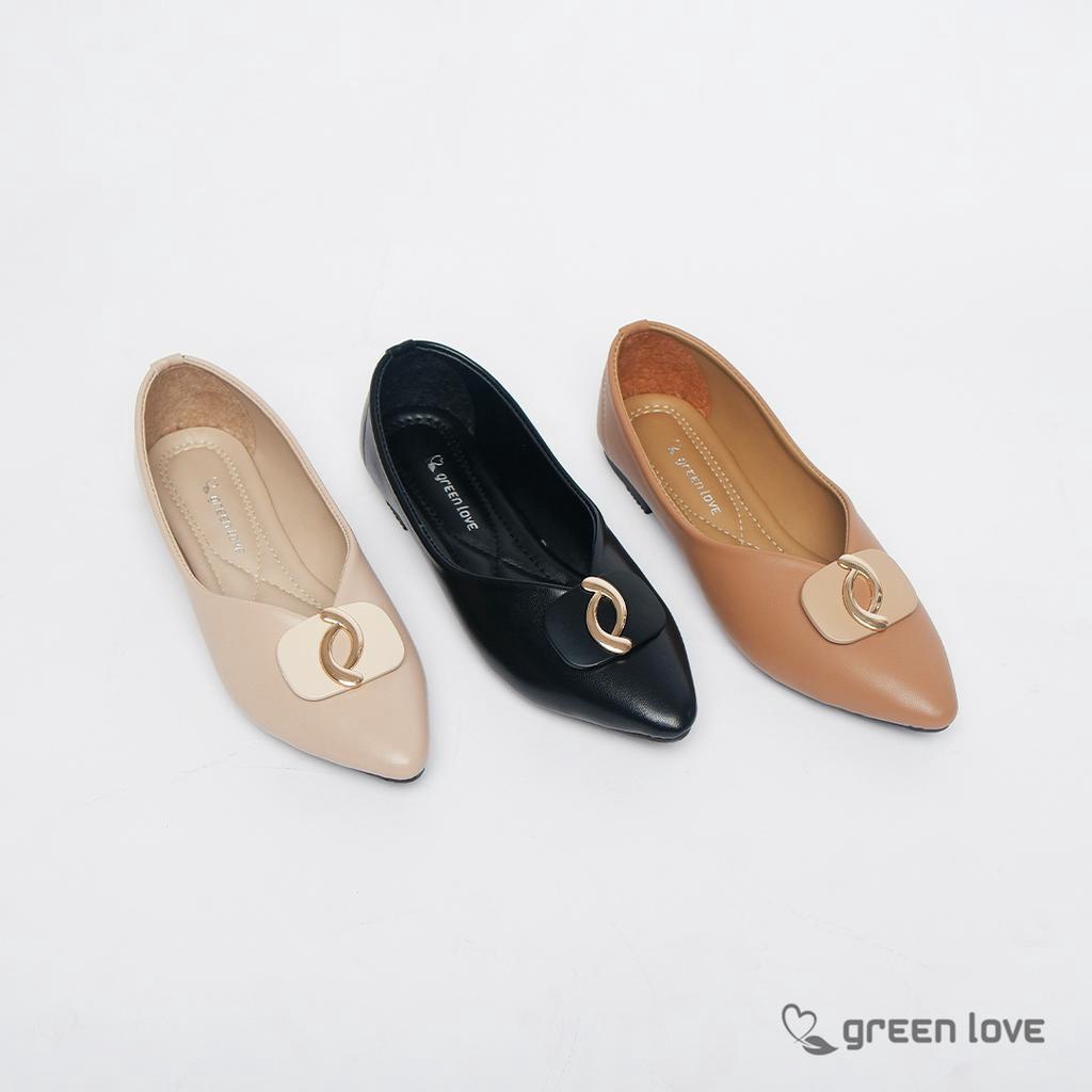 Green Love Sepatu Flat Wanita ZENITH