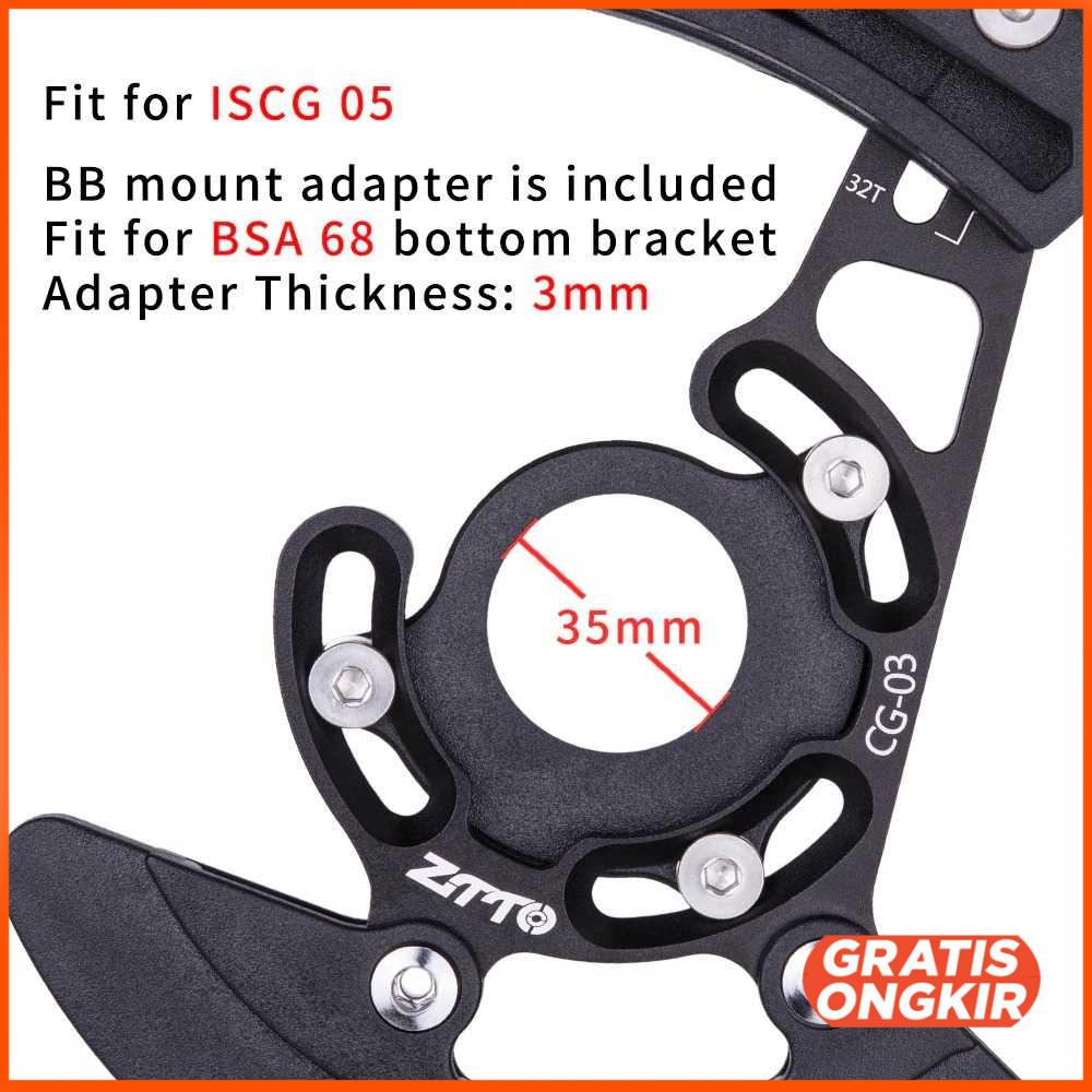 Chain Guide Rantai Sepeda ISCG05 MTB 1X System Mount BB - CG04