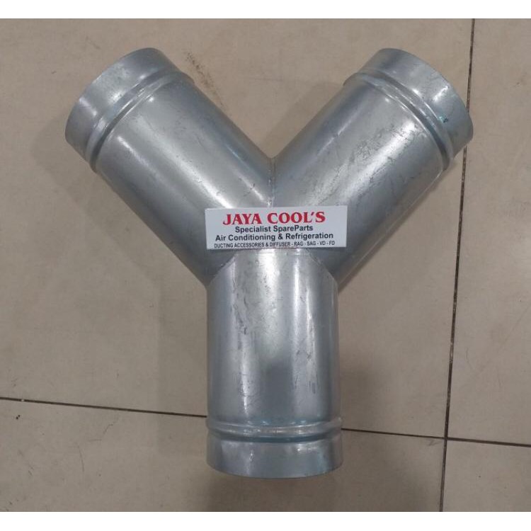 Sock ducting AC cerobong Y 4 inch