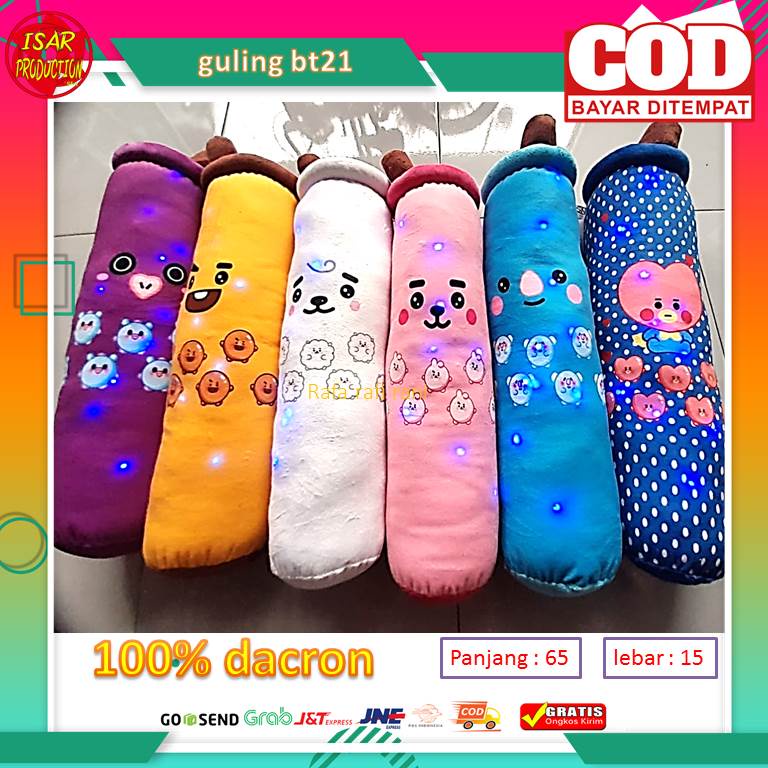 GULING BOBA MILK LED MOTIF BTS SERIES ANAK BALITA TERBARU BONEKA BOBA FIRALL LEBEL SNI mainan anak p