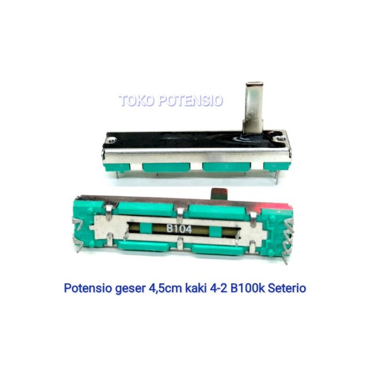 POTENSIO GESER 4,5CM KAKI 4-2 B100K